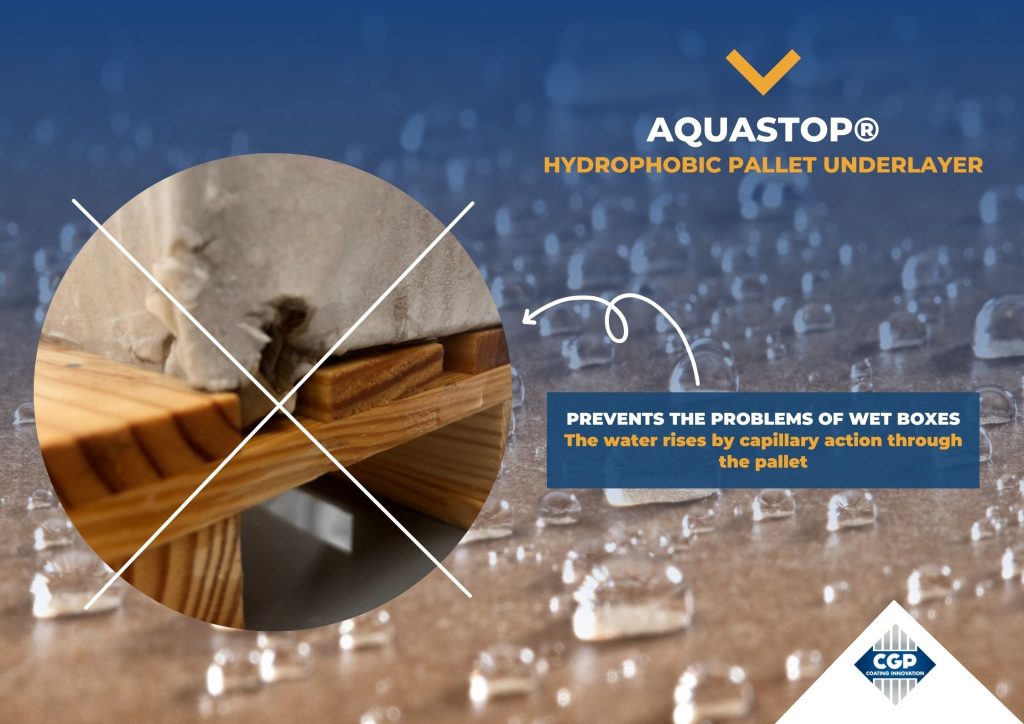 AQUASTOP Hydrophobic pallet interlayer